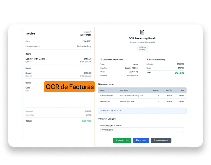 Smart OCR Scanner Interface