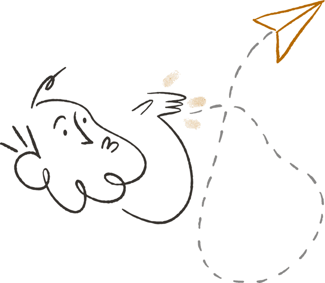 Paper plane illustration